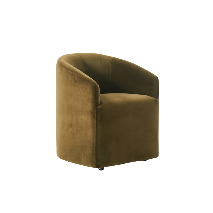 Alto Tub dining chair olive green