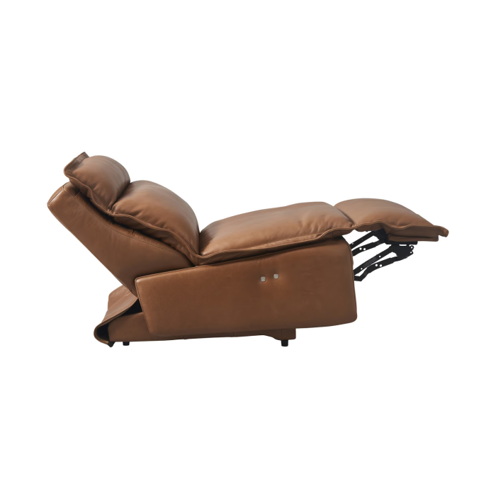 Preston Armless leather recliner chair