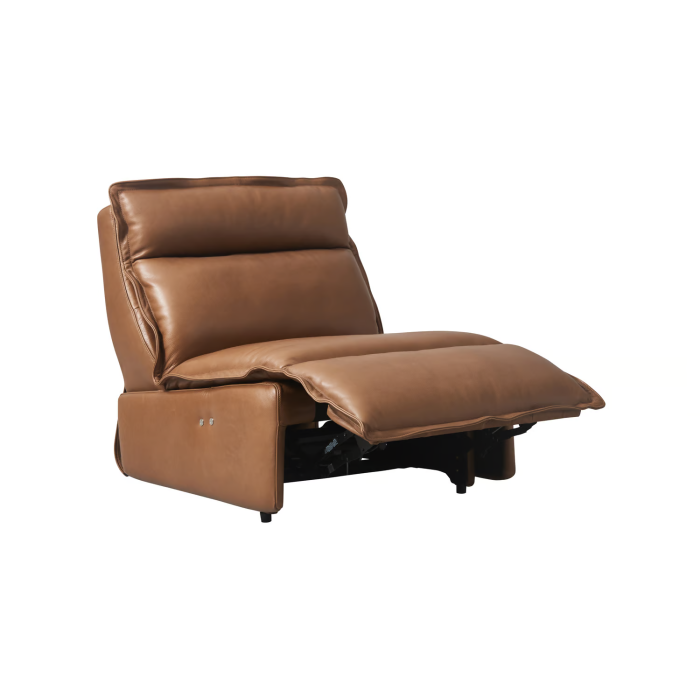 Preston Armless leather recliner chair