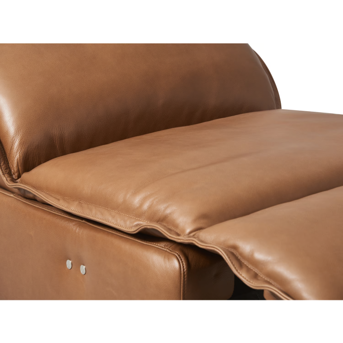 Preston Armless leather recliner chair