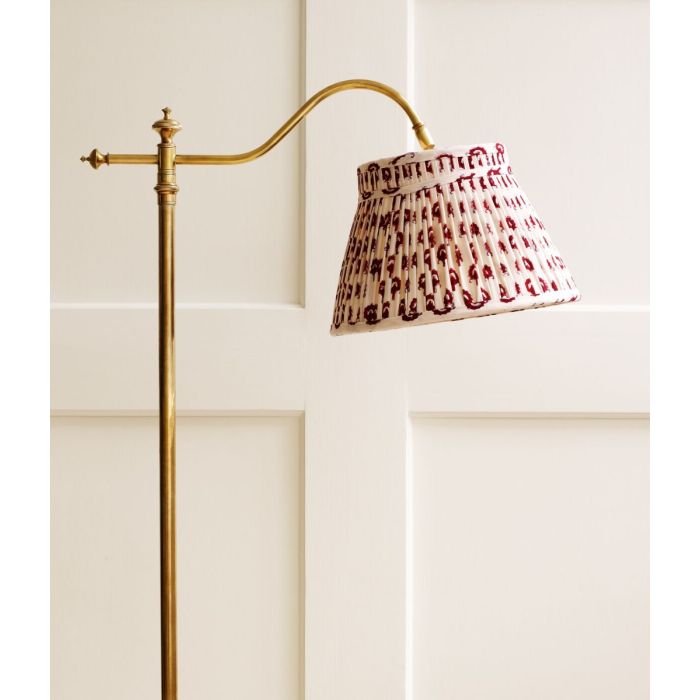 Melrose Swan Neck Floor Lamp Brass