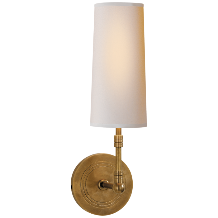 Ziyi Wall Light, Hand-Rubbed Antique Brass