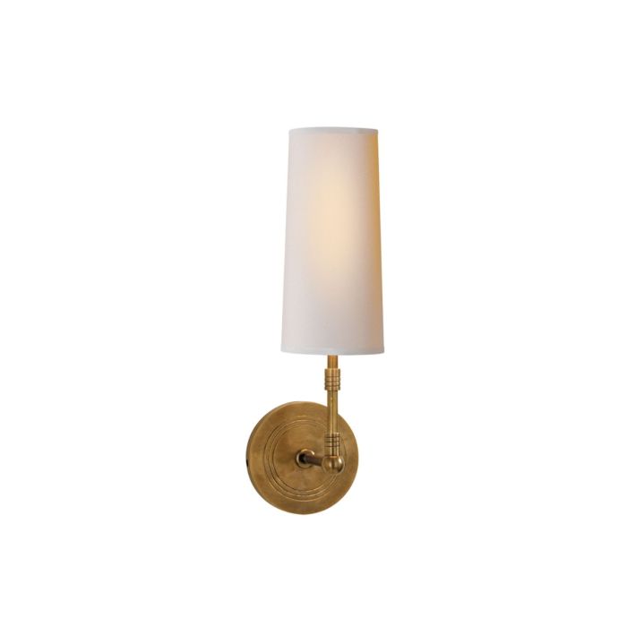 Ziyi Wall Light, Hand-Rubbed Antique Brass