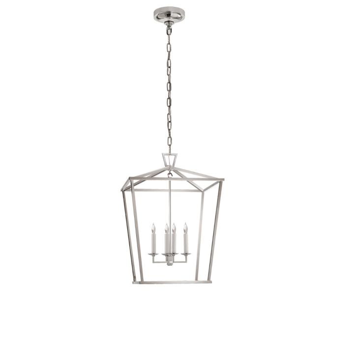 Darlana Lantern Pendant Light Polished Nickel