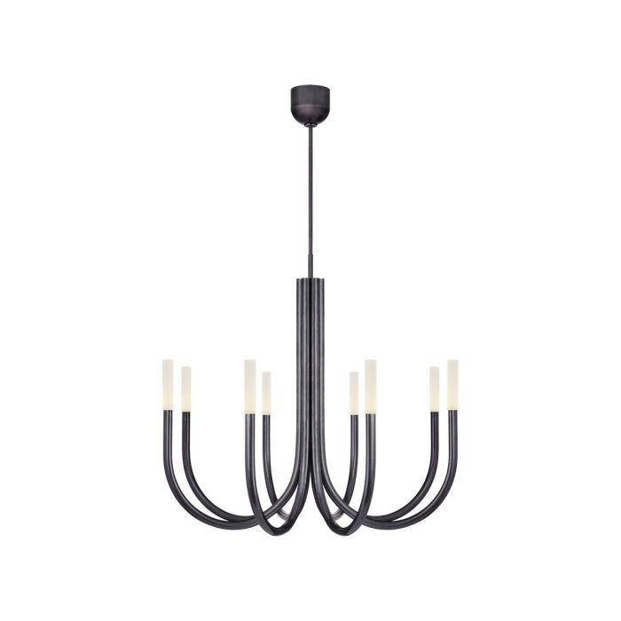 Rousseau Chandelier Bronze / Crystal