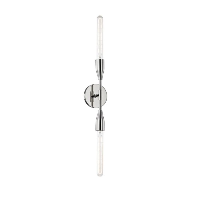 Tara Wall Light, Double Polished Nickel