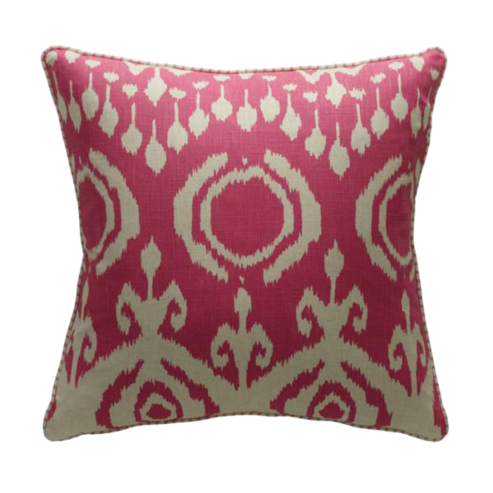 Volcano Paradise Cushion Fiery Pink 43 x 43cm