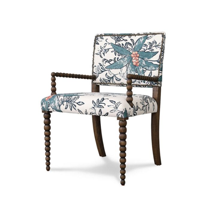 Bobbin Chair – Carver – Upholstered Back