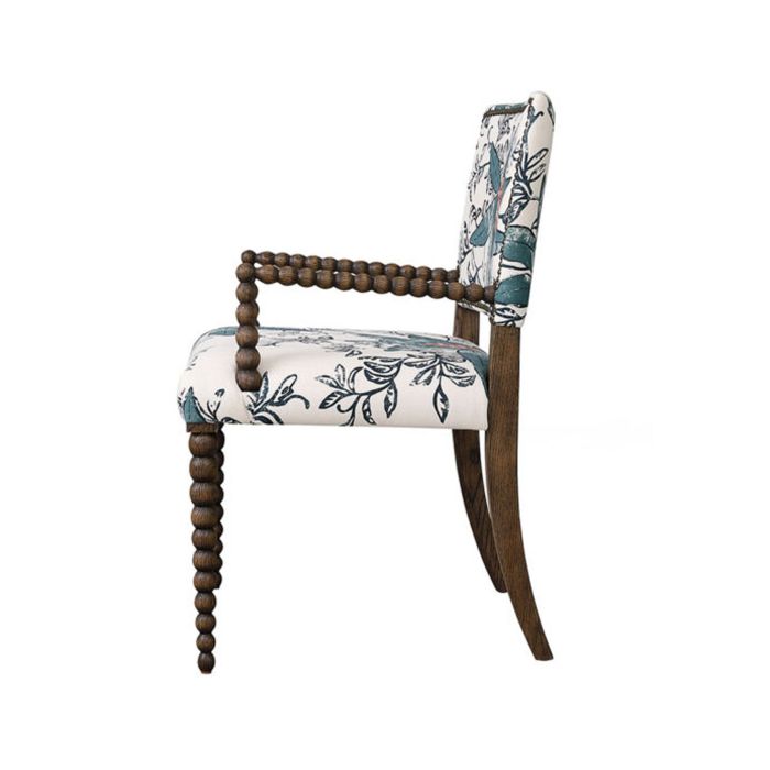 Bobbin Chair – Carver – Upholstered Back