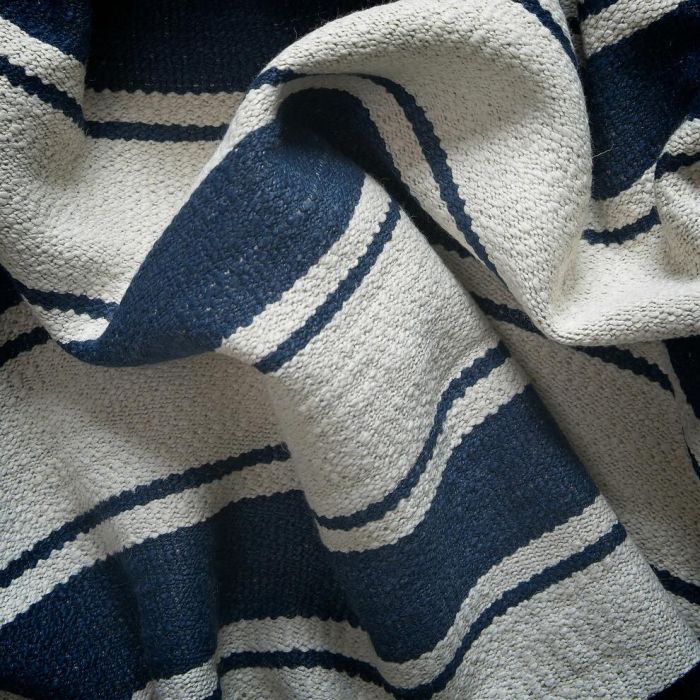 Mountain Stripe Navy Cushion