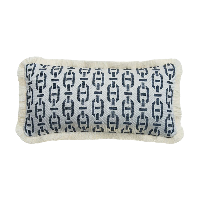 Burlington Navy Small Rectangle Cushion