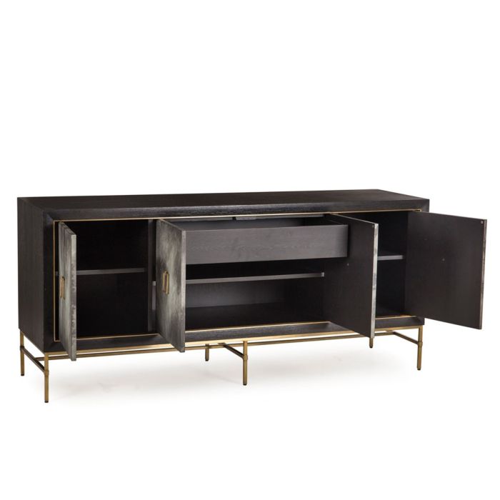 Edith Sideboard Charcoal Vintage