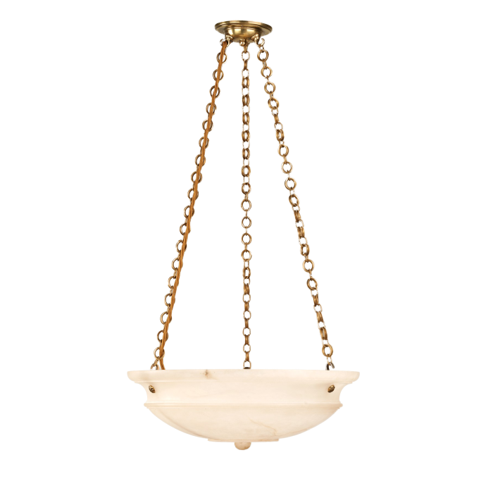 Dyrham Alabaster Bowl Ceiling Light