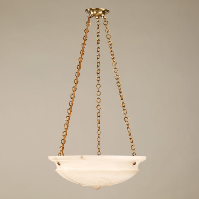 Dyrham Alabaster Bowl Ceiling Light