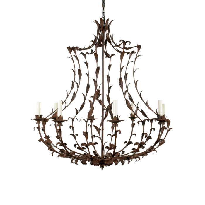 Anjou Chandelier Rust