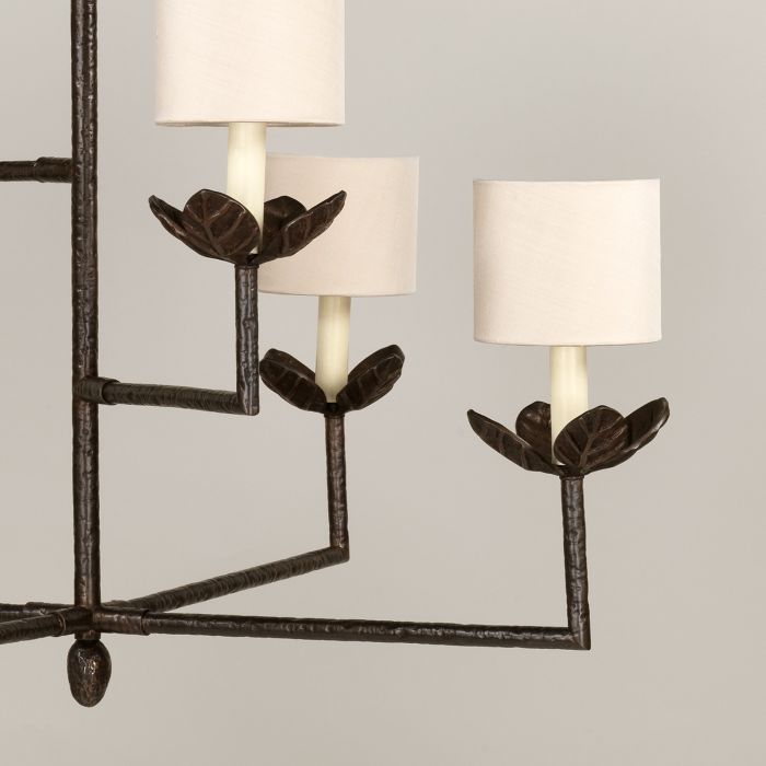 Colombier Chandelier Bronze