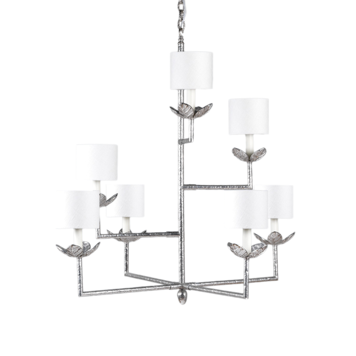 Colombier Chandelier Nickel