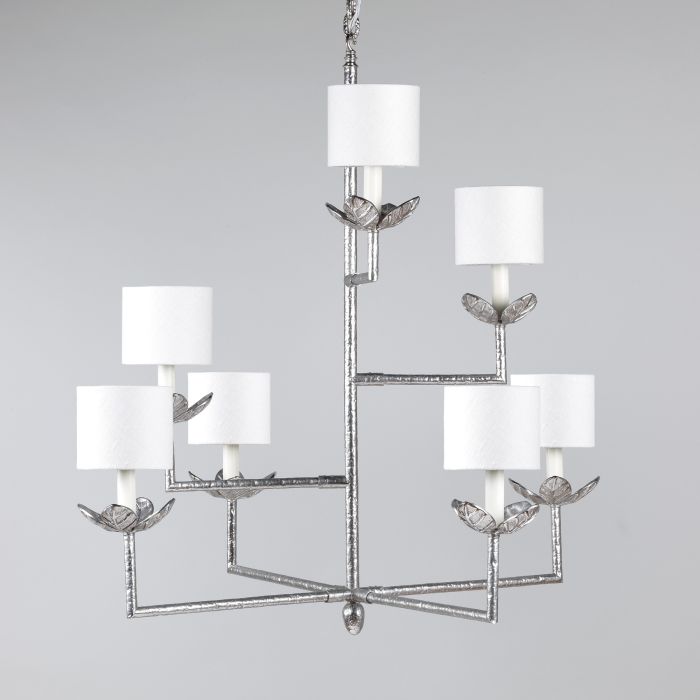 Colombier Chandelier Nickel