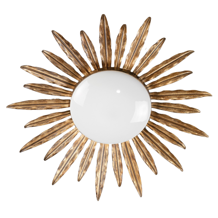 Sunburst Flush Ceiling Light