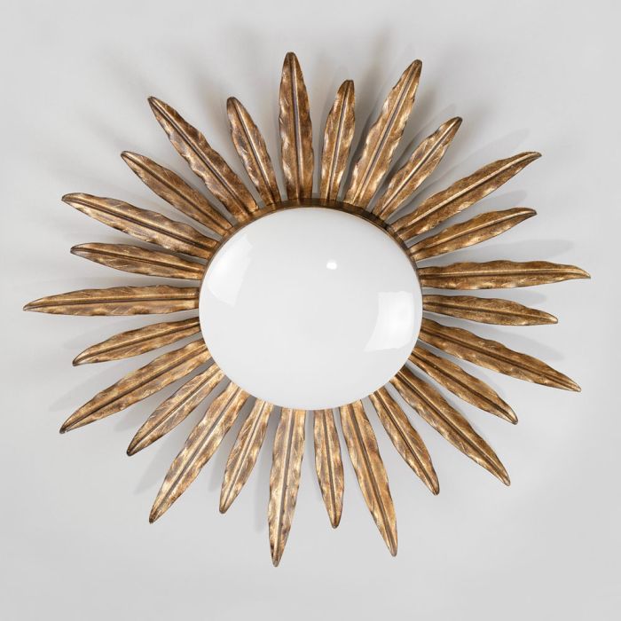 Sunburst Flush Ceiling Light