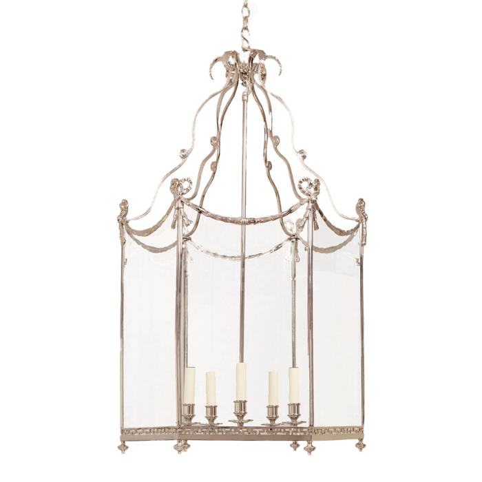 Drottningholm Lantern Nickel Large