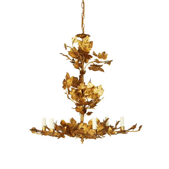 Windermere Chandelier Gilt