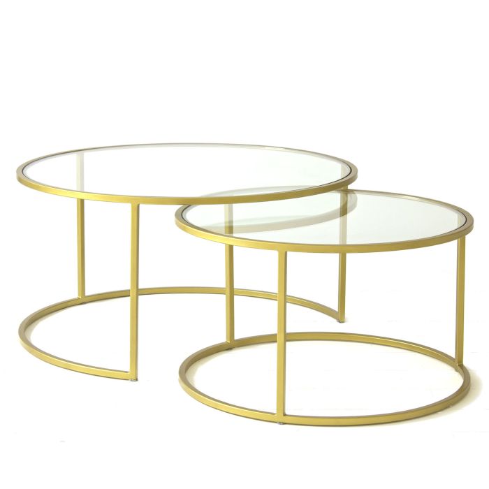 Harlan Coffee Table Brass