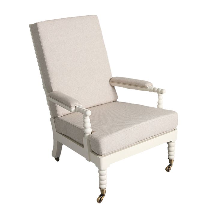 Broughton Bobbin Chair Oatmeal Linen