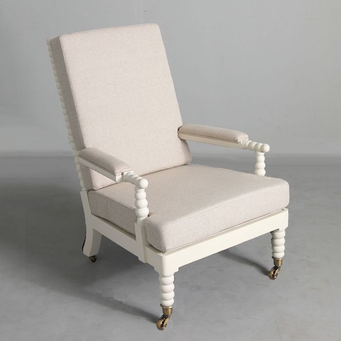 Broughton Bobbin Chair Oatmeal Linen