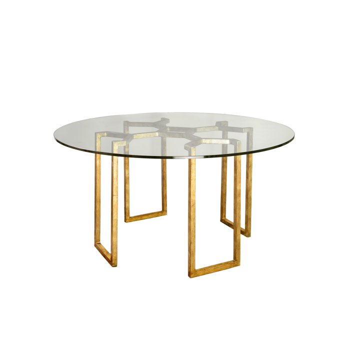 Heale Gilt Metal Round Table
