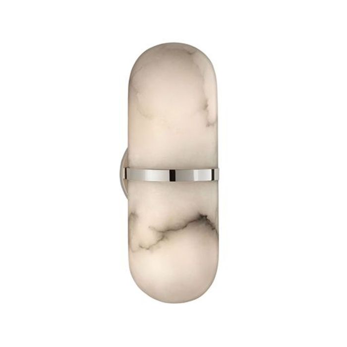 Melange Capsule Wall Light, Polished Nickel