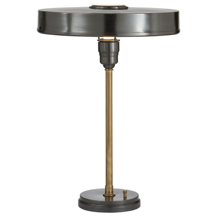 Carlo Table Lamp, Bronze & Hand Rubbed Antique Brass