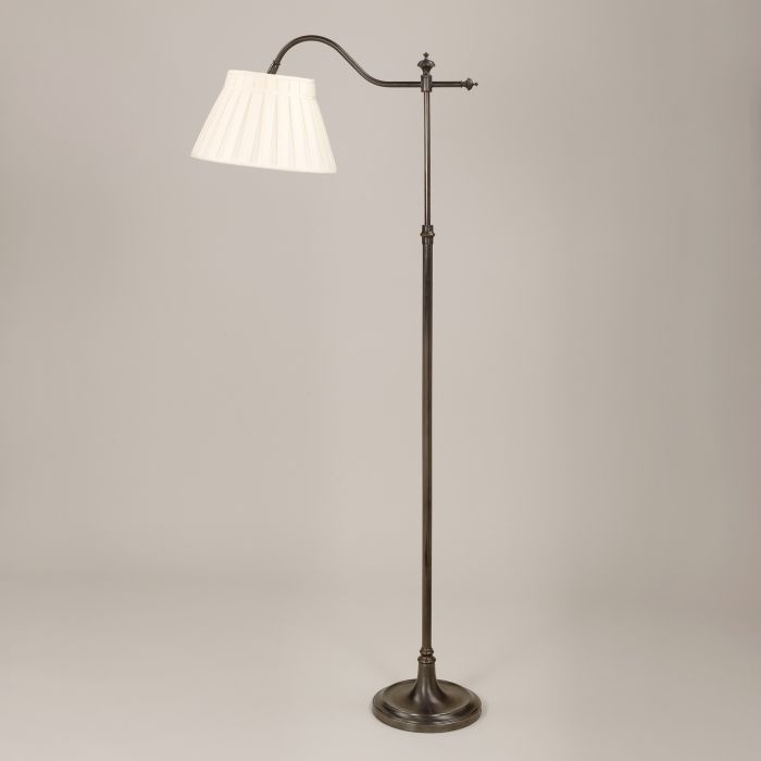 Melrose Swan Neck Floor Lamp Bronze