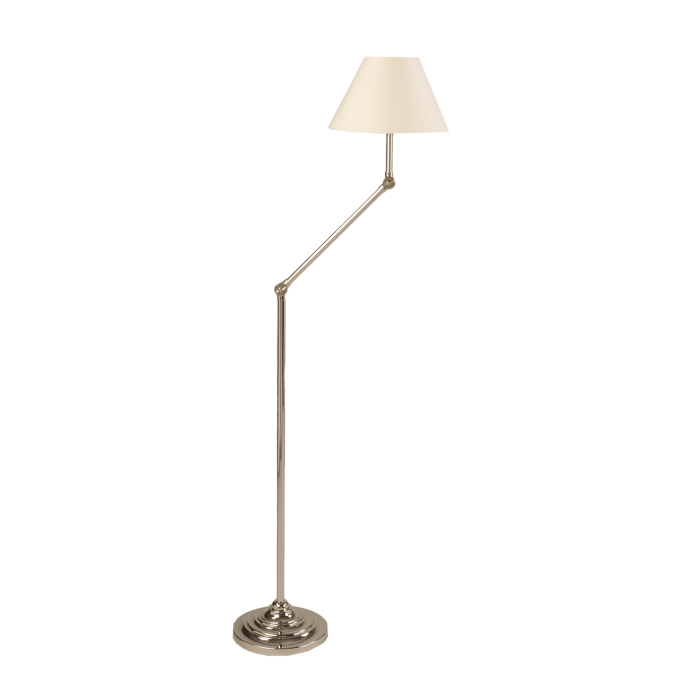 Buckton Floor Lamp Nickel