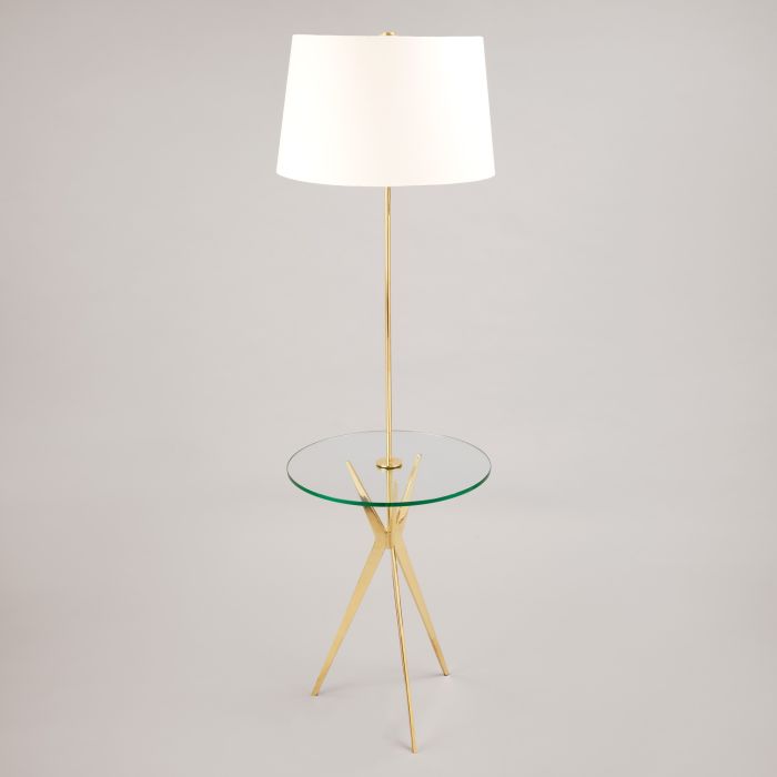 Ellington Floor Lamp Brass