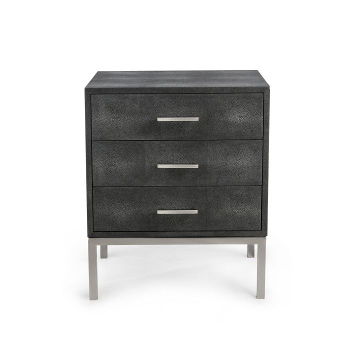 Jasper Bedside Table Grey