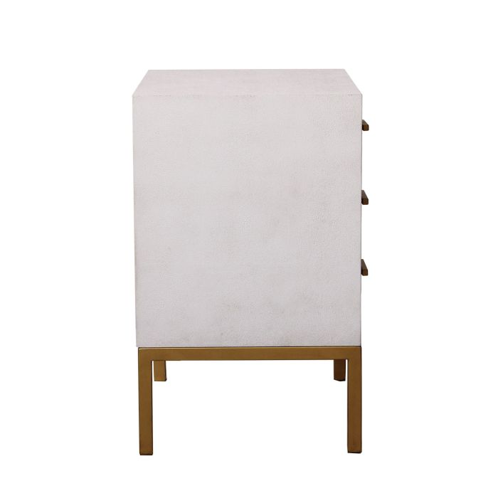 Jasper Bedside Table White