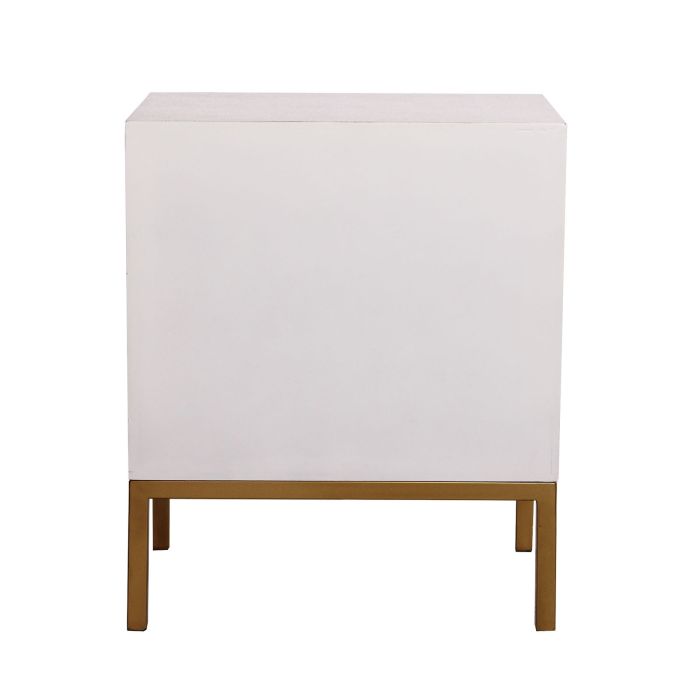 Jasper Bedside Table White