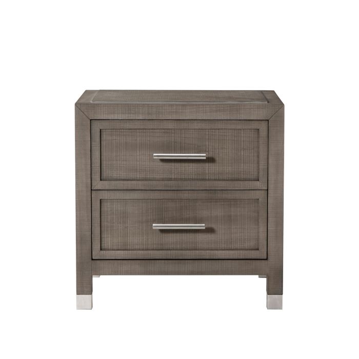 Raffles Bedside Table Grey