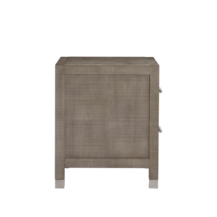 Raffles Bedside Table Grey