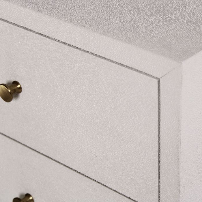 Georgia Bedside Table White