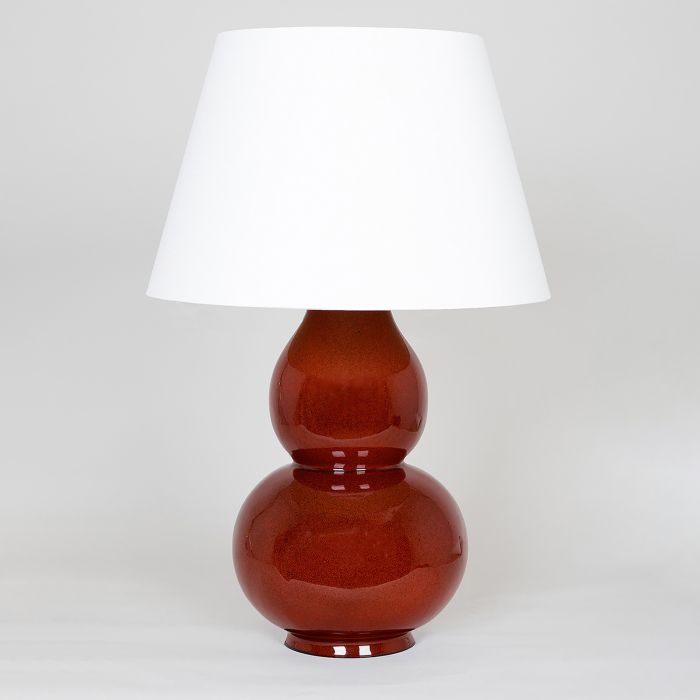 Avebury Table Lamp Sang de Boeuf