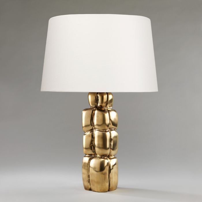 Boulder Table Lamp Brass