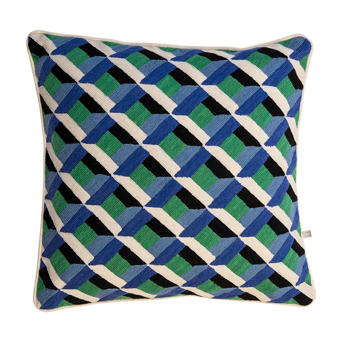 Tilt Green Cushion Suzanne Sharp