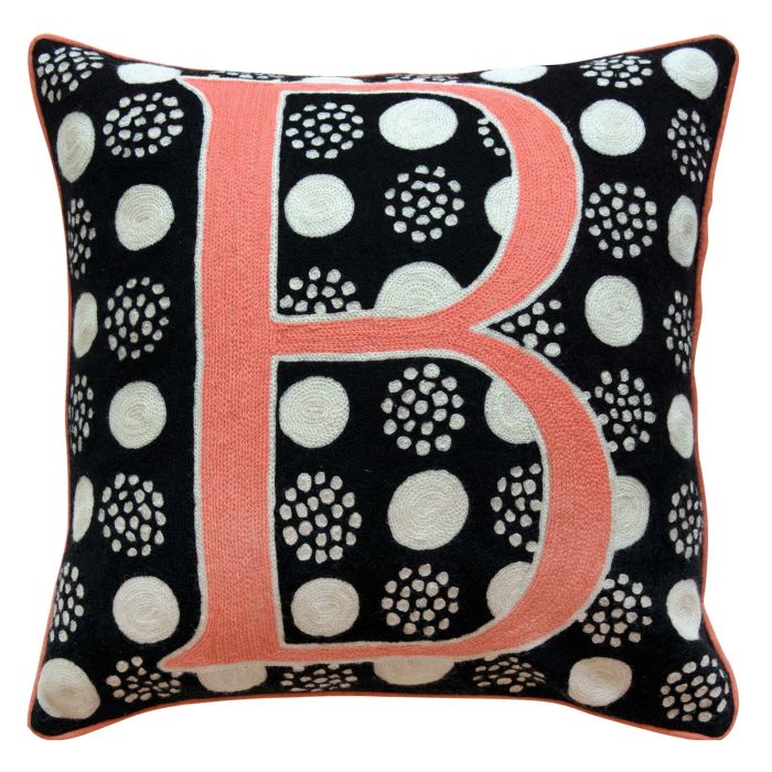 Alphabet B Cushion Sue Timney