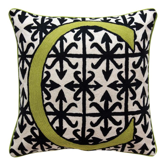 Alphabet C Cushion Sue Timney