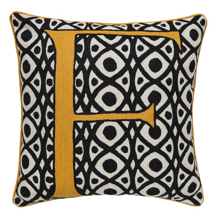 Alphabet F Cushion Sue Timney