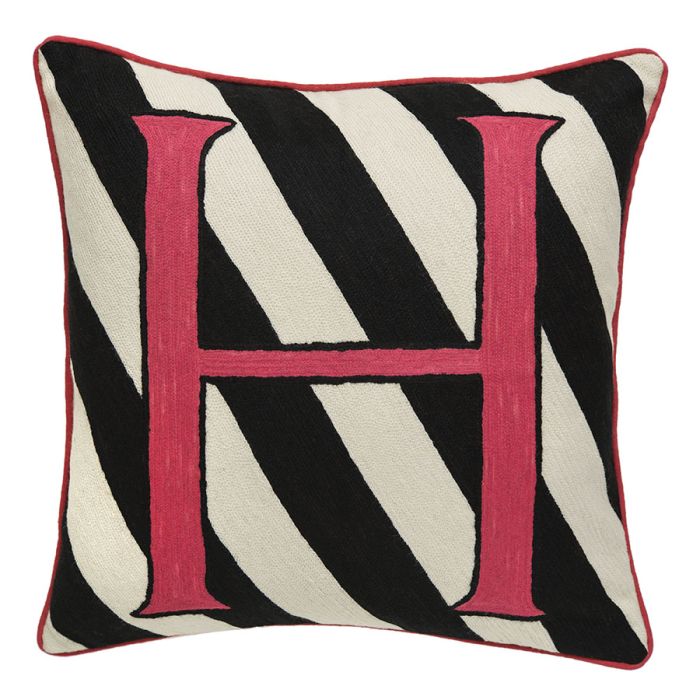 Alphabet H Cushion Sue Timney