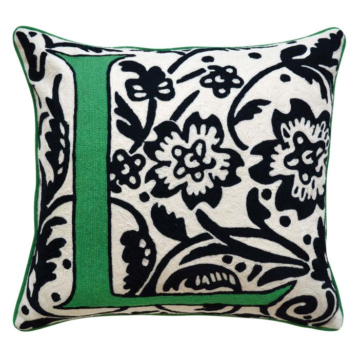 Alphabet L Cushion Sue Timney