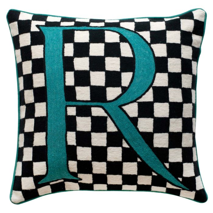 Alphabet R Cushion Sue Timney